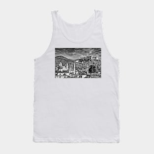 Old town of Salzburg with Hohensalzburg Fortress Tank Top